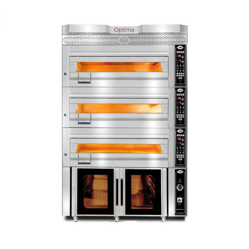 Taş Tabanlı Pasta & Börek Fırını Mayalandırma Kabinli | 3x 7,5 Kw, 3NAC | 400V