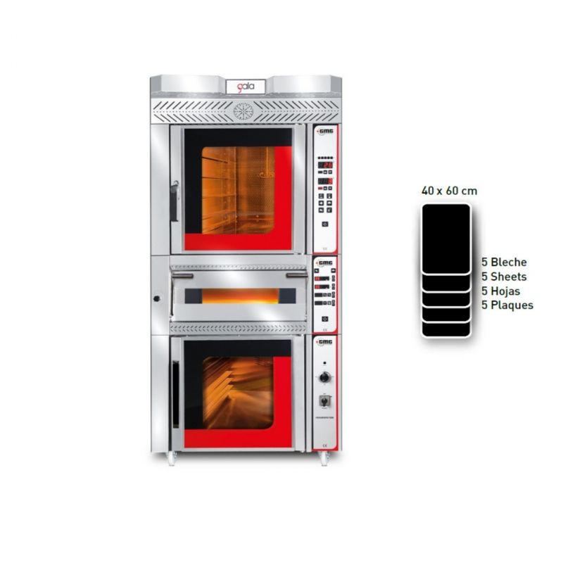 DBS - 5 Tray Patisserie Oven, 1 Layer Stone Based Oven, Fermentation Cabinet