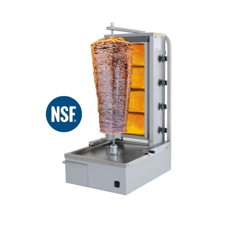 70 Kg Meat Gas Shawarma Grill Bottom Motor