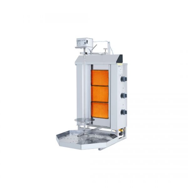 Üstten Motorlu 3 Radyanlı Gazlı Döner Ocağı