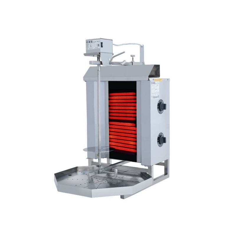 Electrical Shawarma Grill- 2 Burners with Top Motor