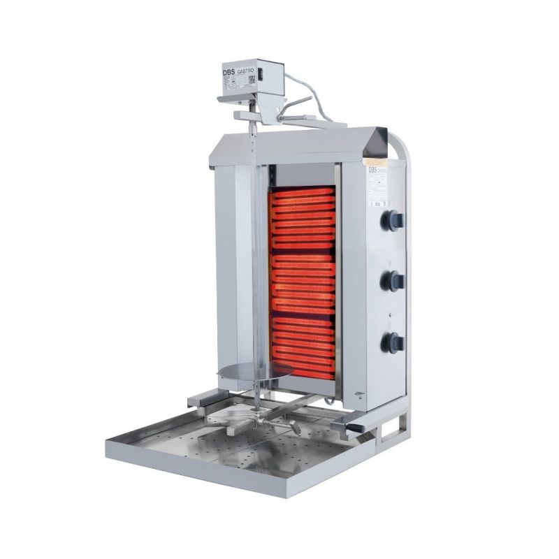 Electrical Shawarma Grill- 3 Burners with Top Motor Moving Body