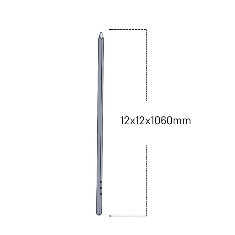 DMAG 105 Skewer  12x12x1060mm