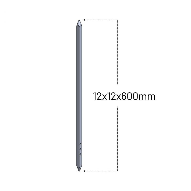 DMUG 402 Skewer  12x12x600mm