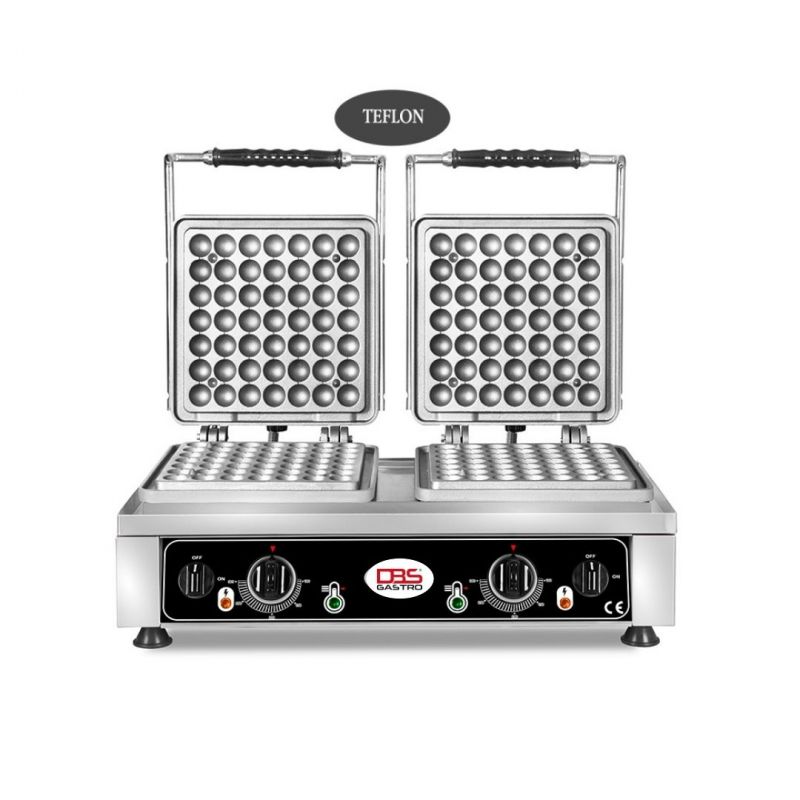 DBS - Waffle iron Lokmia - 2x (Ø 49 x 3cm x 1,4cm / 2,8cm)