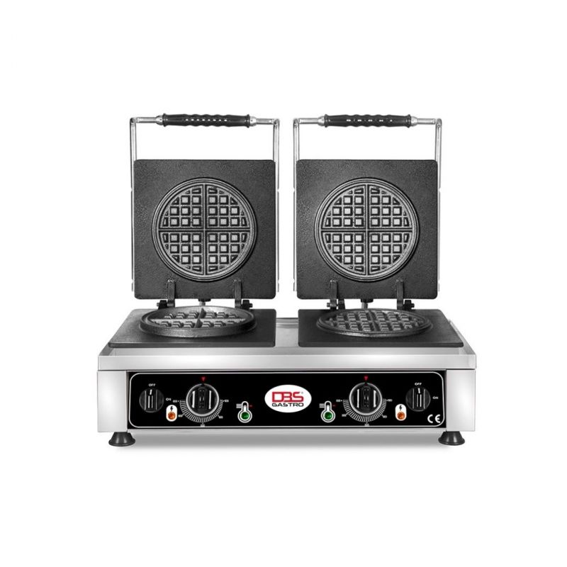 DBS - Waffle iron American - 2x (Ø 16 x 1,5cm)